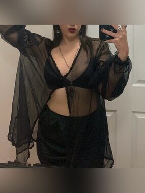 Vintage Sheer Cardigan